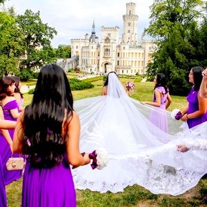 Wedding Gown with Rhinestones